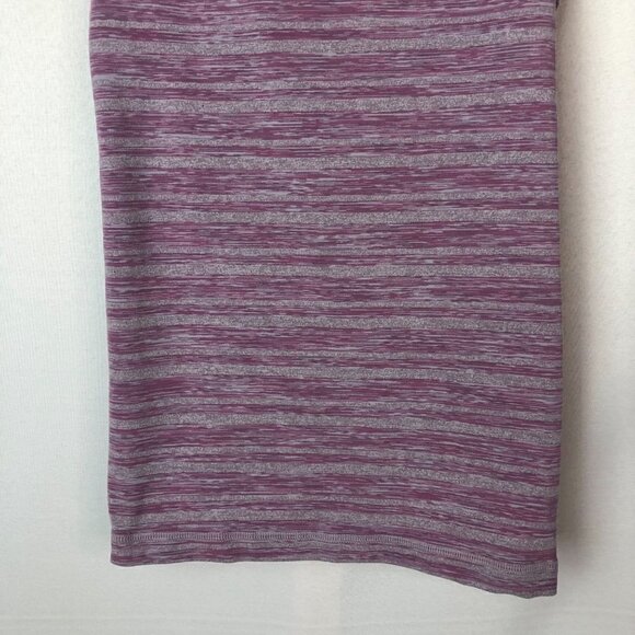Lululemon Power Y Muted Mauve Stripes Galore Athletic Tank Top 6 - Picture 5 of 9